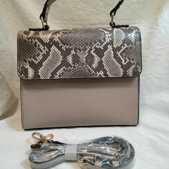 Dune London Snake Print Handbag or Crossbody NWOT - Picture 2 of 11
